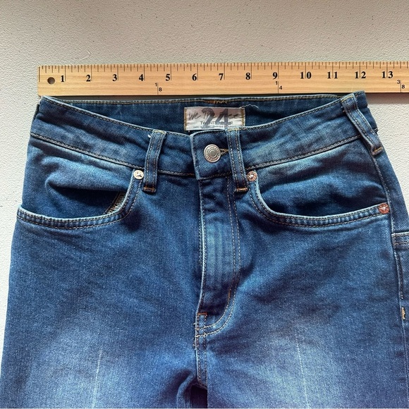 WeThe FreeSomewhere OverTheRainbowflare jeans blue wash with a rainbow accent - Picture 8 of 14